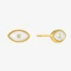 Ania Haie Wild Soul Evil Eye 4mm Gold Stud Earrings