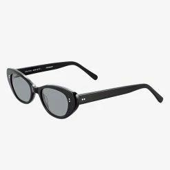 Status Anxiety Accessories Wonderment Narrow Black Sunglasses