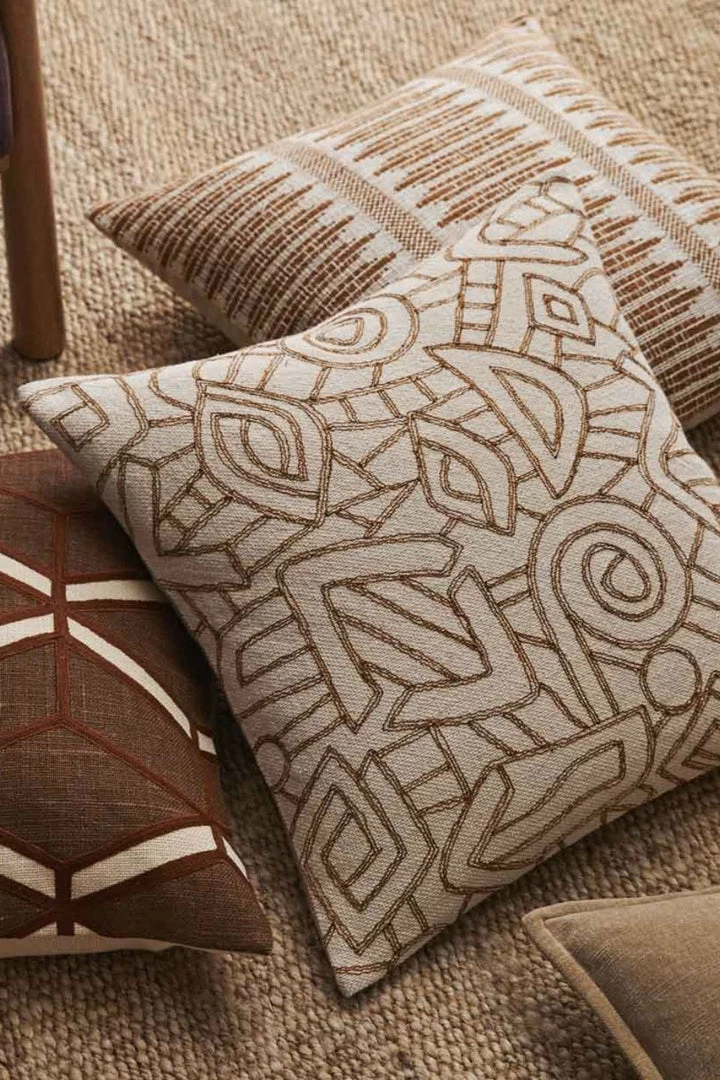 Weave Dali Cushion Spice 50x50cm Duck Feather Inner Cushion, Throws & Linen