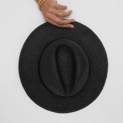 Humidity Lifestyle Weekender Fedora Black Hat Accessories