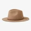 Brixton Accessories Wesley Packable Fedora Mojave Wool Felt Hat