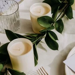 One By One Zesty Lime + Coconut 260g White Candle Home & Beauty