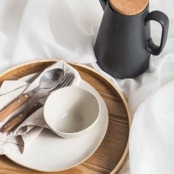 NED Collections Willow Circular Natural Large Tray