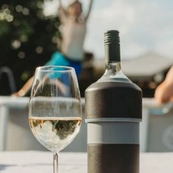 Huski Black Wine Cooler Table & Kitchen