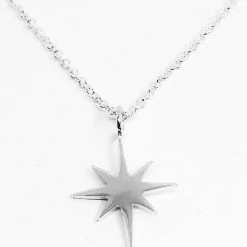 Audrey Loves Ruby Accessories Starburst Necklace