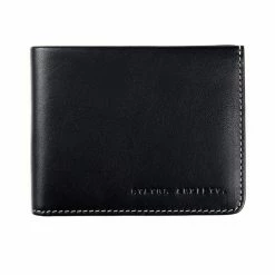 Status Anxiety Alfred Black Leather Unisex Wallet