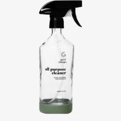 Good Change Table & Kitchen All Purpose Cleaner Moss Reusable Glass Silicon Base Bottle