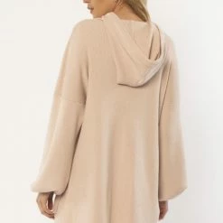 Amuse Society Maxwell Mushroom Knit Hoodie Fashion