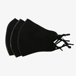 Queen Of The Foxes Accessories Black Reuseable Face Mask Pack Of 3