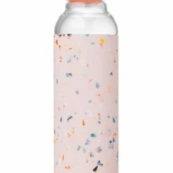 Porter Blush Confetti Terrazzo Glass Bottle 591ml Gifts For Her