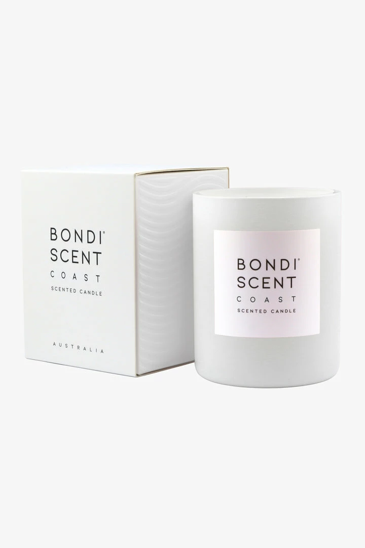 Bondi Scent Coast 300g 80 Hour White Candle