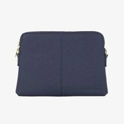 Elms+King Bowery Clutch French Navy
