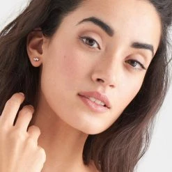 Ania Haie Glow Getter 7mm Silver Stud Earrings