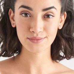 Ania Haie Modern Minimalism Small Silver Three Ball Stud Earrings Accessories