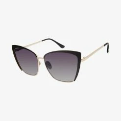 Prive Revaux Brunch Date Square Black Gold Sunglasses Accessories