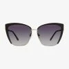 Prive Revaux Brunch Date Square Black Gold Sunglasses Accessories