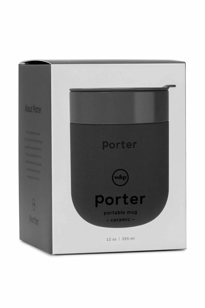 Porter Charcoal Ceramic Mug 355ml Gifts For Her