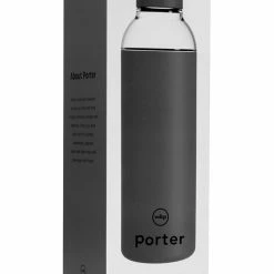 Porter Gifts For Her Charcoal Glass Bottle 591ml