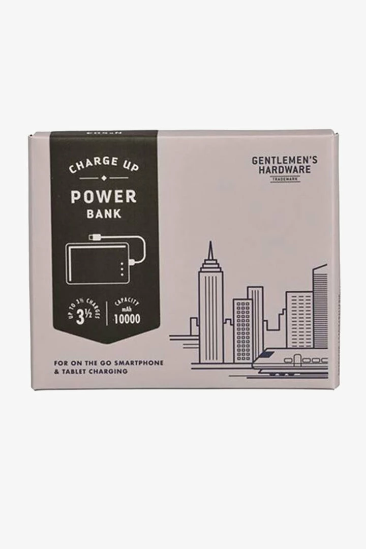 Gentlemen's Hardware Charge Up Power Bank 10000mah Gifts For Him