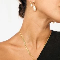 Brie Leon Classic Gold Chain Necklace Accessories