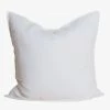 Home Lab Cushion, Throws & Linen 100% French Linen Euro Pillowcase White 65 X 65cm