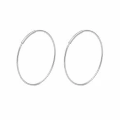 Pilgrim Raquel 25mm Silver Hoop Earring Accessories