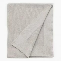 Baya Carmel Fawn 100% Organic Cotton Throw 130x180cm Cushion, Throws & Linen