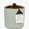Paddy Wax Gifts For Her Hygge Wild Fig + Cedar Ceramic Large Candle Brass Lid 425g
