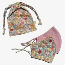 Personal Space Ditsy Floral + Pink Face Mask 2 Pack