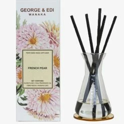 George & Edi Reed Diffuser Set French Pear Home Fragrance