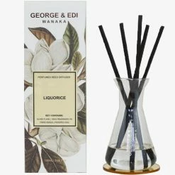 George & Edi Reed Diffuser Set Liquorice Gifts For Her