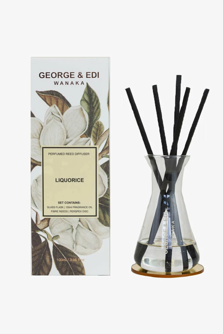 George & Edi Reed Diffuser Set Liquorice Gifts For Her