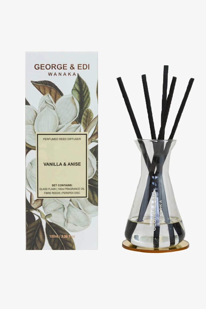 George & Edi Home Fragrance Reed Diffuser Set Vanilla And Anise