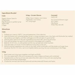 Sage + Grace Spiced Gingerbread Cake Making Kit Eat & Drink