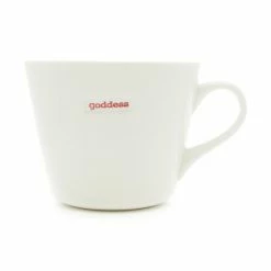 Keith Brymer Jones Goddess White Bucket Mug 350ml Table & Kitchen