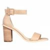 Grady Nude Leather Ankle Strap Heel Accessories