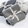 Bianca Lorenne Textured Lavette Grey Wash Cloths Set Of 3 Support Local Gifts