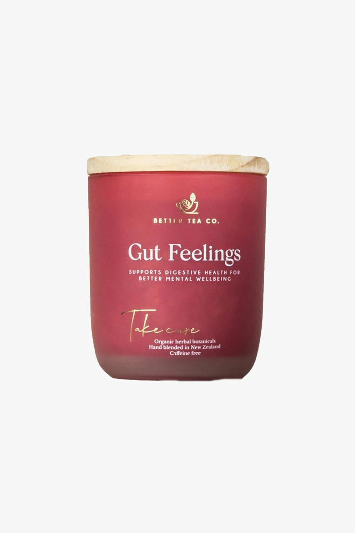 Better Tea Gut Feelings Tea Glass Jar 100g