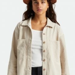 Brixton Messer Fedora Caramel Wool Felt Hat