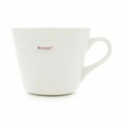 Keith Brymer Jones Table & Kitchen Happy White Bucket Mug 350ml