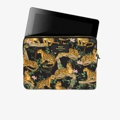 Wouf IPad Sleeve Black Lazy Jungle