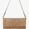 Brie Leon Isabel Biscuit Baby Croc Bag With Chain