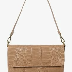 Brie Leon Isabel Biscuit Baby Croc Bag With Chain