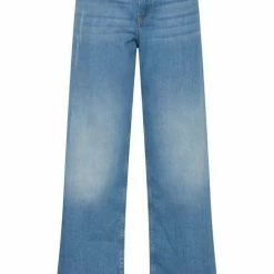 Pulz Jeans Fashion Emma Light Blue Highwaist Wide Leg Denim Jean