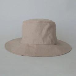 Sophie Accessories Love Linen Bucket Hat Bone
