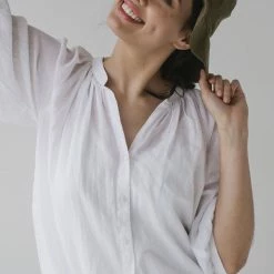 Sophie Love Linen Bucket Hat Khaki Accessories