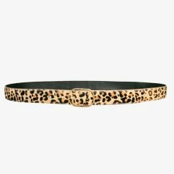 Loop Leather Accessories Felicia Leopard Leather Belt