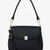 Saben Accessories Malloy Black Leather Shoulder Bag