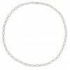 Brie Leon Accessories Mini Link Silver Chain Necklace 43cm