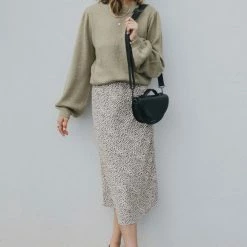 Seeking Lola Montana Sage Blouson Sleeve Jumper Fashion